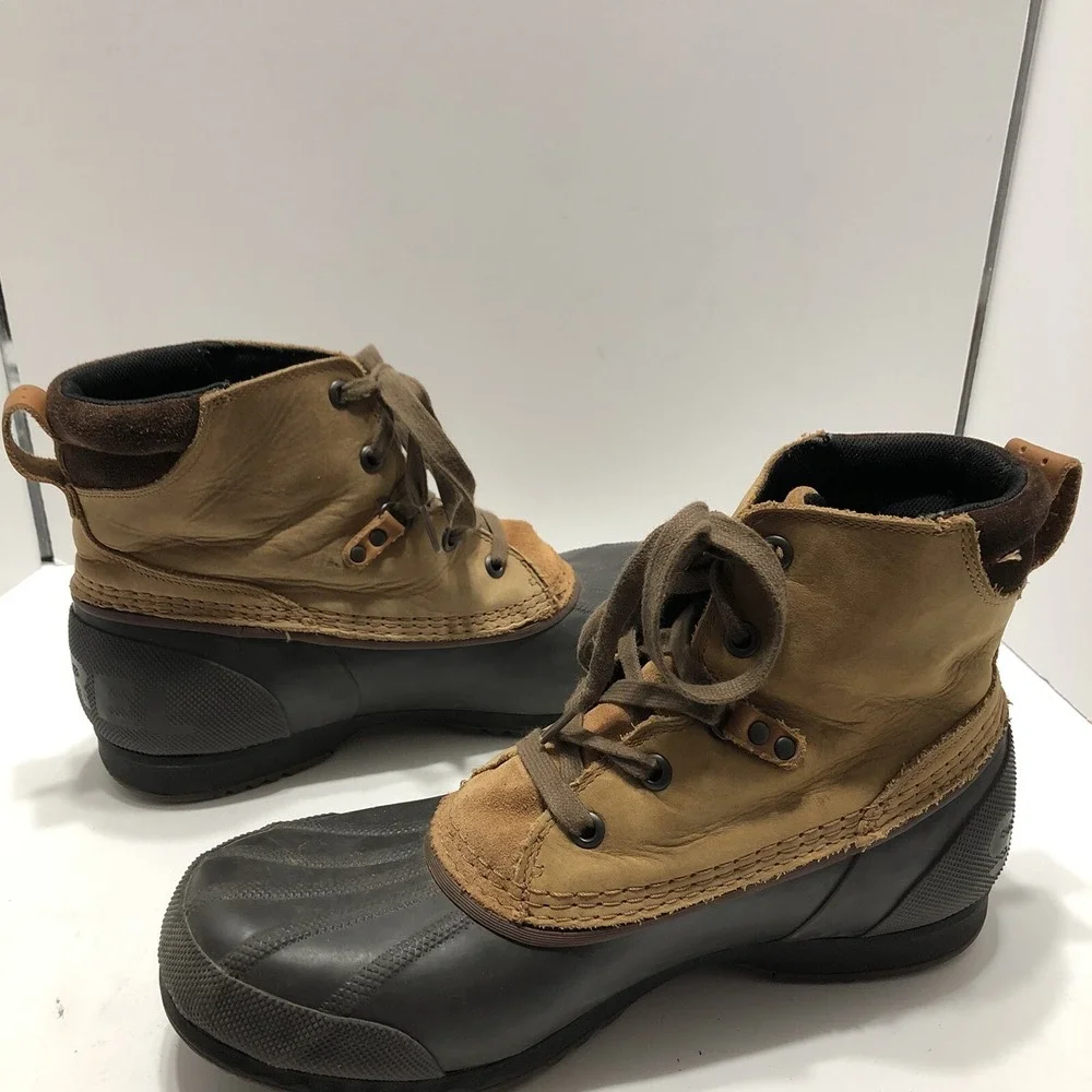 Sorel Men's Ankeny Snow Boot, Elk, Stout, 10 D US NM2101-286